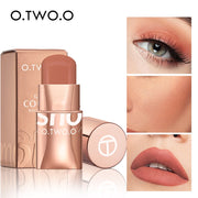 O.TWO.O Lipstick Blush Stick 3-in-1 Eyes Cheek and Lip Tint Buildable Waterproof Lightweight Cream Multi Stick Makeup for Women 0 DailyAlertDeals   