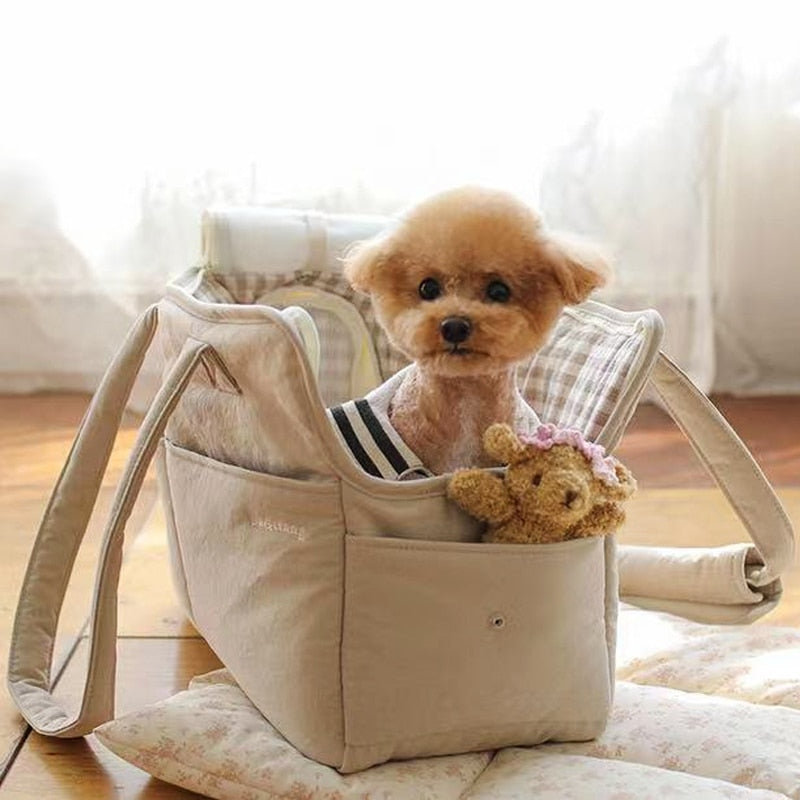 Portable Pet Carrier Bag for Puppy, Cat, Kitten, Rabbit Breathable Shoulder Bag up to 6KG Load 0 DailyAlertDeals   