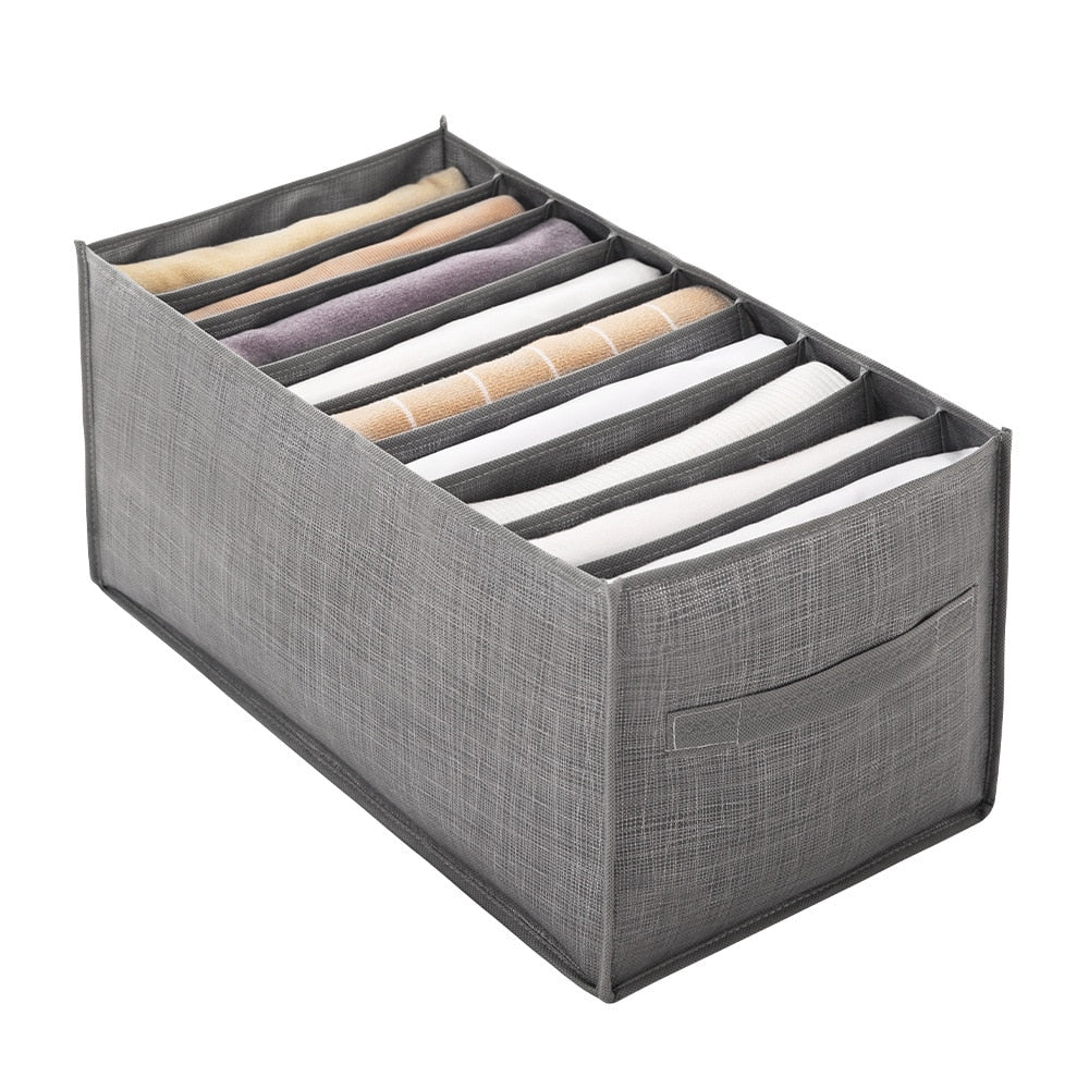 Household finishing bag multi-functional compartment storage bag household layered jeans finishing box Household finishing bag multi-functional compartment storage bag DailyAlertDeals   