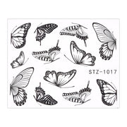 1Pcs Water Nail Decal and Sticker Flower Leaf Tree Green Simple Summer DIY Slider for Manicure Nail Art Watermark Manicure Decor 0 DailyAlertDeals TA612  