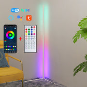 Modern Led Floor Lamp RGB Nordic Floor Lamps Living Room Indoor RGB Atmosphere Floor Light Standing Lamps for Bedroom Decoration 0 DailyAlertDeals White-WIFI RGBW EU Plug