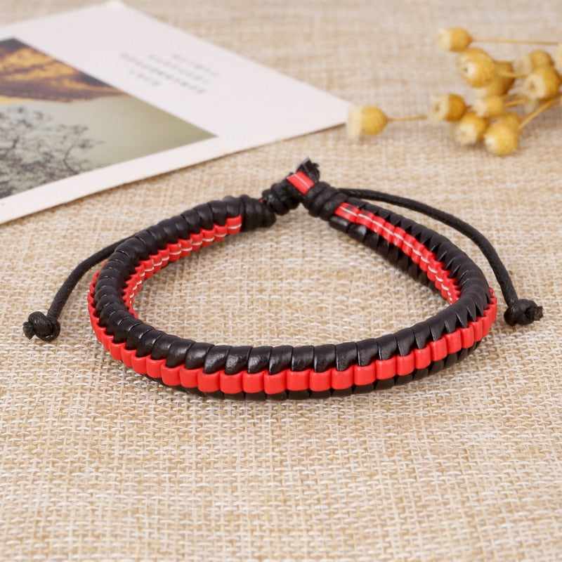 ZOSHI Trendy Genuine Leather Bracelets Mens Multilayer Braided Rope Bracelets Male Female Bracelets Retro Jewelry 0 DailyAlertDeals SL978 China 