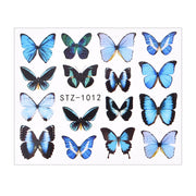 1Pcs Water Nail Decal and Sticker Flower Leaf Tree Green Simple Summer DIY Slider for Manicure Nail Art Watermark Manicure Decor 0 DailyAlertDeals TA633  
