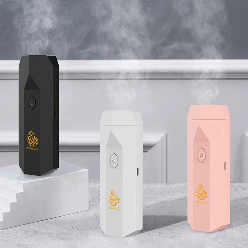 Arabic Incense Burner Electronic Portable Comb Bakhoor Ramadan Muslim Dukhoon Aroma Diffuser USB Rechargeable Oud Burning Holder Incense Burner DailyAlertDeals   