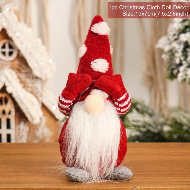 Christmas Doll Ornaments Merry Christmas Decorations For Home Table Decor Xmas Gift 2022 Navidad Happy New Year Decor 2023 Noel Christmas elf doll DailyAlertDeals Xmas doll 20 China 