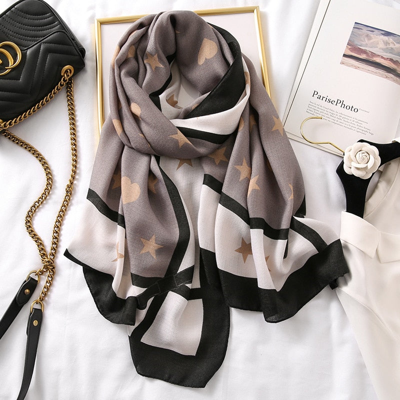 2022 New Design Brand Women Scarf Fashion Print Cotton Spring Winter Warm Scarves Hijabs Lady Pashmina Foulard Bandana Plaid 0 DailyAlertDeals m15-2 180x90cm 