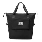 Folding Travel Bags Waterproof Tote Travel Luggage Bags for Women 2022 Large Capacity Multifunctional Travel Duffle Bags Handbag 0 DailyAlertDeals black  