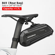 ROCKBROS Rainproof Bicycle Bag Shockproof Bike Saddle Bag For Refletive Rear Large Capatity Seatpost MTB Bike Bag Accessories 0 DailyAlertDeals B69 1.7L Poland 