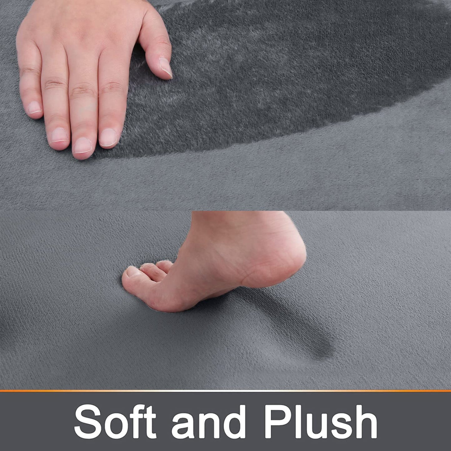 Memory Foam Bath Mat Anti-Slip Shower Carpet Soft Foot Pad Decoration Floor Protector Absorbent Quick Dry Bathroom Rug Mats & Rugs DailyAlertDeals   