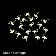100Pcs/Lot Gold Metal Nail Decals Ultra-thin Flakes Nail Bling Rhinestone Cute 3D Nail Art Decorations Charm Nail Art Rivets 0 DailyAlertDeals 647  