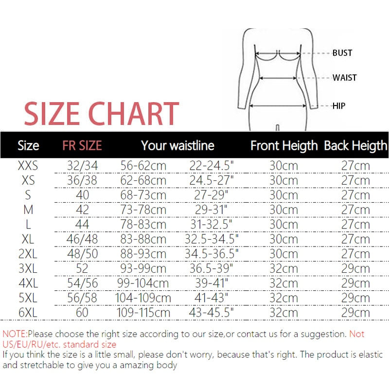 Women Latex Waist Trainer Body Shaper Corsets with Zipper Cincher Corset Top Slimming Belt Black Shapers Shapewear Plus Size Women Latex Waist Trainer Body Shaper Corsets with Zipper DailyAlertDeals   