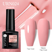 UR SUGAR 7.5ml Dark Purple Gel Nail Polish Soak Off UV LED Semi Permanent Gel Varnishes Manicure Nails Art Matte Top Coat Needed nail polish DailyAlertDeals URN024  