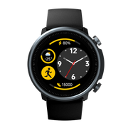 Mibro A1 Smartwatch Global Version Blood Oxygen Heart Rate Monitor 5ATM Waterproof Fashion Bluetooth Sport Men Women Smart Watch smart watch DailyAlertDeals Black  