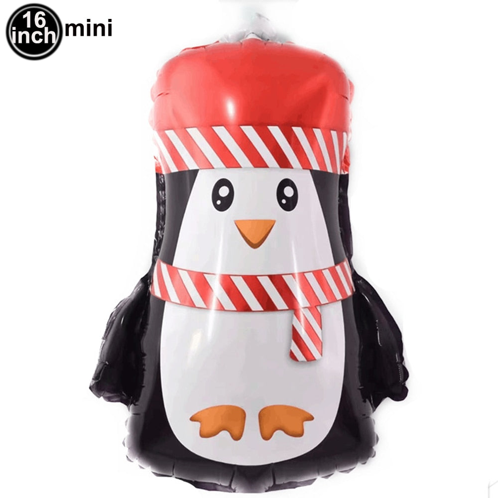 1pc Jumbo Gingerbread Man Foil Balloons Christmas Balloon Xmas Helium Foil Balloon Christmas Party Supplies New Year Decoration 0 DailyAlertDeals mini penguin As pitures show 