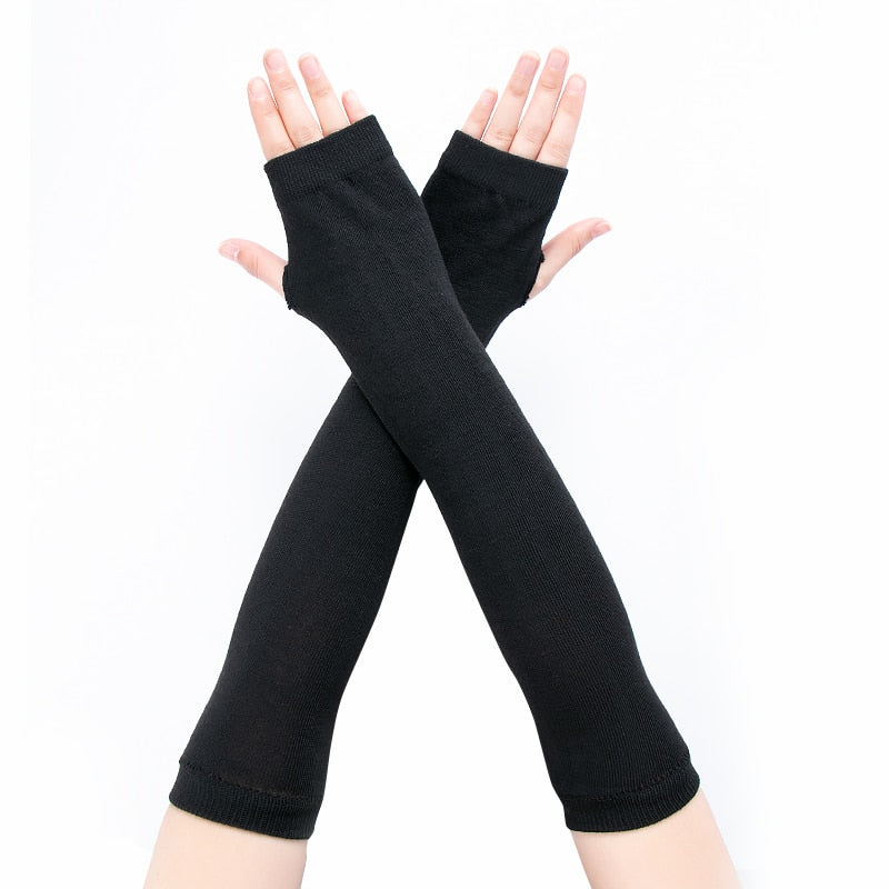 Stylish Long Black Fishnet Gloves Womens Fingerless Gloves Girls Dance Gothic Punk Rock Costume Fancy Gloves Fingerless Gloves DailyAlertDeals style 6 5 One Size 