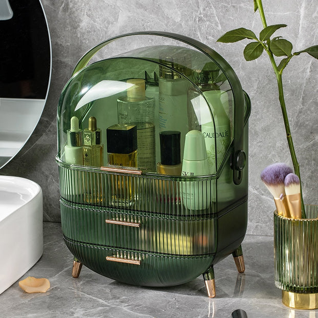 Fashion Big Capacity Cosmetic Storage Box Waterproof Dustproof Bathroom Desktop Beauty Makeup Organizer Skin Care Storage Drawer 0 DailyAlertDeals 4  