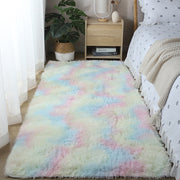 Warm carpet bedroom Soft Plush floor Carpets Rugs for home living room girl room plush blanket under the bed Carpets & Rugs DailyAlertDeals 100cmx200cm Rainbow tie dyeing 