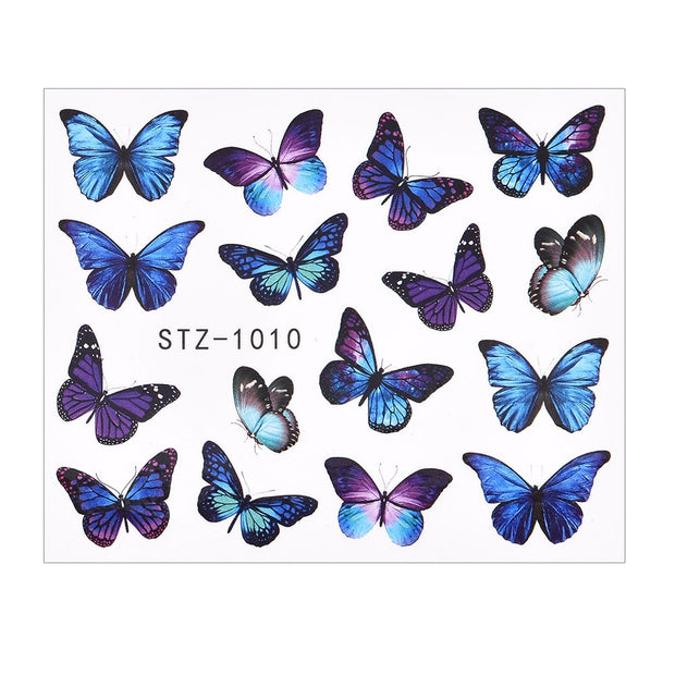 1Pcs Water Nail Decal and Sticker Flower Leaf Tree Green Simple Summer DIY Slider for Manicure Nail Art Watermark Manicure Decor 0 DailyAlertDeals TA631  