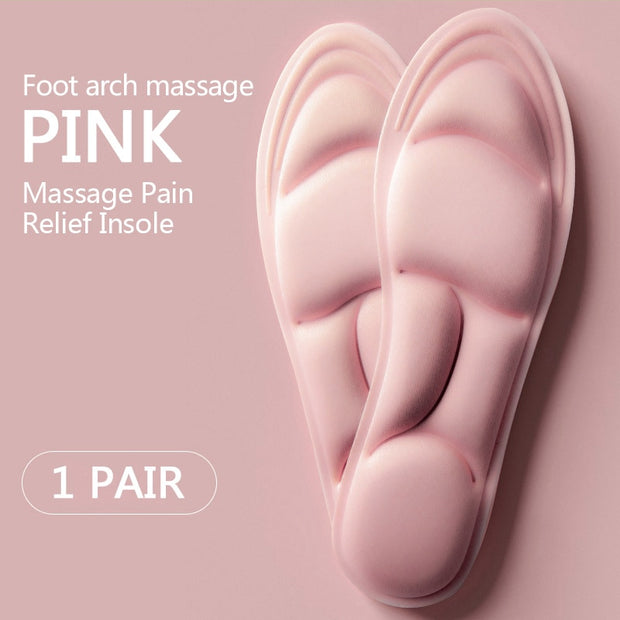 5D Massage Memory Foam Insoles For Shoes Sole Breathable Cushion Sport Running Insoles For Feet Orthopedic Insoles 0 DailyAlertDeals Pink S(EU35-40)25cm 