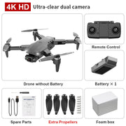 L900 PRO GPS Drone 4K HD Professional Dual Camera Aerial Stabilization Brushless Motor Foldable Quadcopter Helicopter RC 1200M CAMERA DRONE DailyAlertDeals 4K-Black-Foambox Poland 
