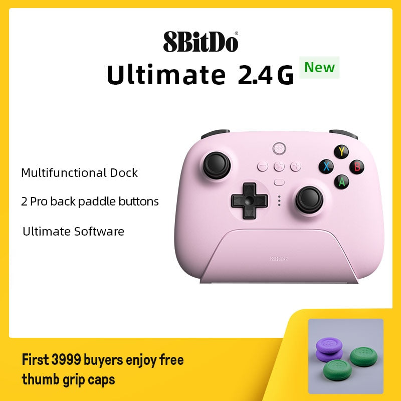 8BitDo - Ultimate Wireless 2.4G Gaming Controller with Charging Dock for PC, Windows 10, 11, Steam, Android 0 DailyAlertDeals   