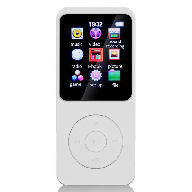 Mini Bluetooth E-book Sports MP3 MP4 FM Radio Student Music Players Portable 1.8 inch Color Screen Mp4 Player 0 DailyAlertDeals China White 