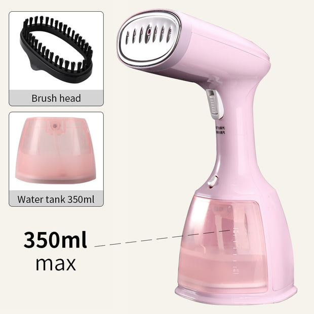 saengQ Handheld Garment Steamer 1500W Household Fabric Steam Iron 280ml Mini Portable Vertical Fast-Heat For Clothes Ironing Garment Steamers DailyAlertDeals TY168--pink China US