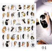 Harunouta Gold Leaf 3D Nail Stickers Spring Nail Design Adhesive Decals Trends Leaves Flowers Sliders for Nail Art Decoration 0 DailyAlertDeals B04  