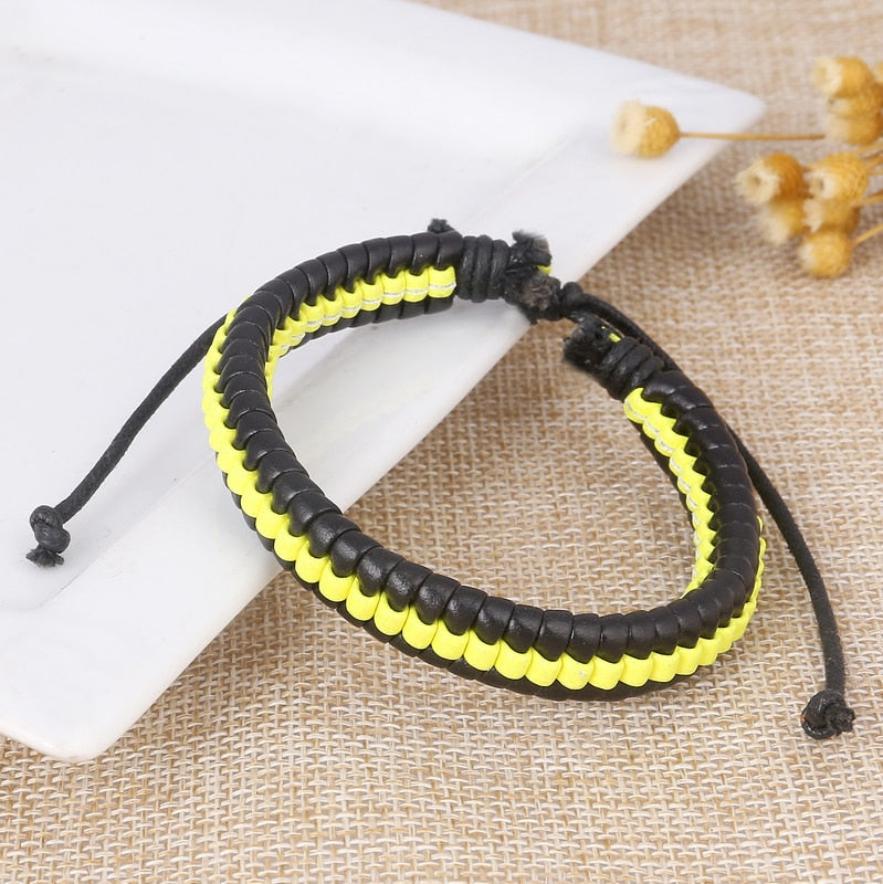 ZOSHI Trendy Genuine Leather Bracelets Mens Multilayer Braided Rope Bracelets Male Female Bracelets Retro Jewelry Mens Multilayer Braided Rope Bracelets DailyAlertDeals SL979 China 