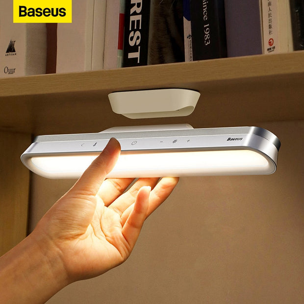 Baseus Desk Lamp Hanging Magnetic LED Table Lamp Chargeable Stepless Dimming Cabinet Light Night Light For Closet Wardrobe Lamp Desk Lamp Hanging Magnetic LED Table Lamp DailyAlertDeals   