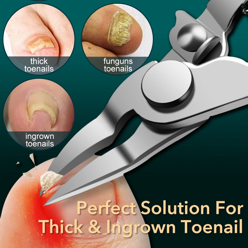 Toe Nail Clippers Nail Correction Thick Nail Ingrown Toenails Nippers Dead Skin Nail Art Pedicure Care Plier Cutter Scissor Tool Nail Clippers DailyAlertDeals   