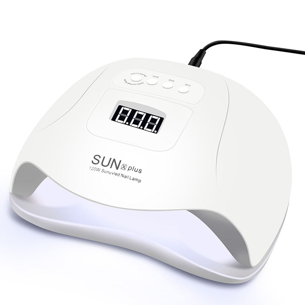 LED Nail Lamp for Gel Nail UV Lamp for Manicure Drying Gel Nail Polish With LCD Nail Dryer 3 Timing Nail Art Lamp Manicure Care Tool DailyAlertDeals   