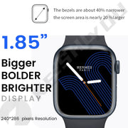 Watch 8 Max Smart Watch Men Answer Call 1.85 NFC Wireless Charging Sport Tracker Women Smartwatch Gift For Apple Phone PK IWO 27 smart watch DailyAlertDeals   