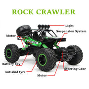 ZWN 1:12 / 1:16 4WD RC Car With Led Lights 2.4G Radio Remote Control Cars Buggy Off-Road Control Trucks Boys Toys for Children RC Car for fun DailyAlertDeals   