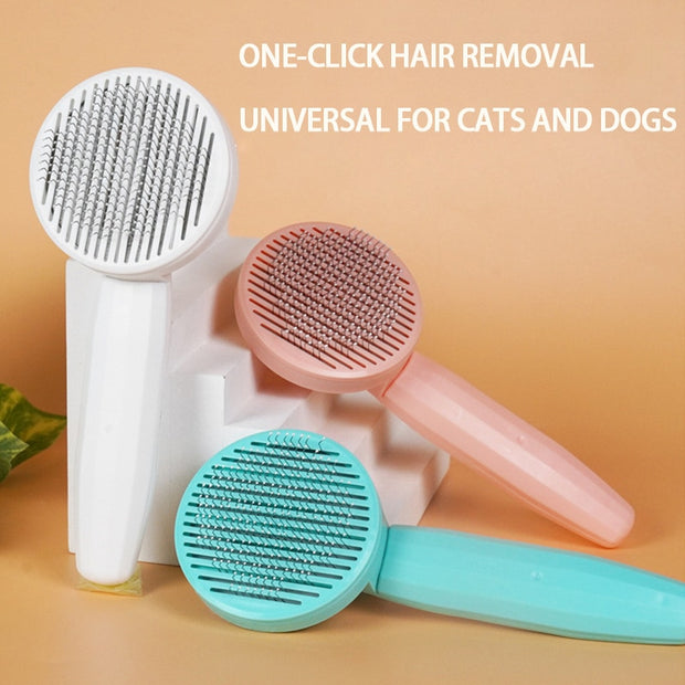 Cat Comb Hair Removal Pet Magic Comb Long and Short Cat Puppet Hair Loss Cat and Dog Universal Needle Comb Cat Comb Hair Removal for Pet DailyAlertDeals   
