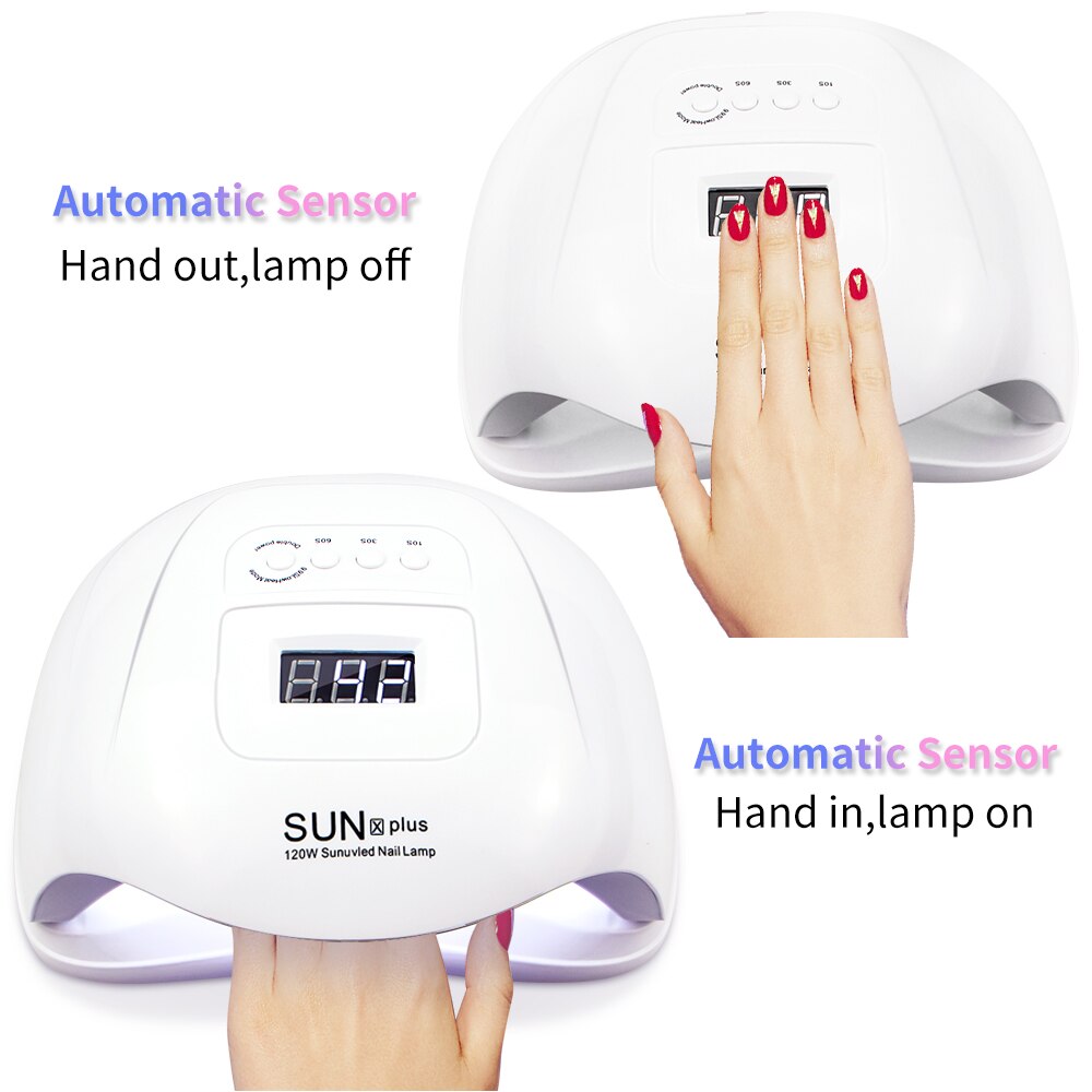 LED Nail Lamp for Gel Nail UV Lamp for Manicure Drying Gel Nail Polish With LCD Nail Dryer 3 Timing Nail Art Lamp Manicure Care Tool DailyAlertDeals   