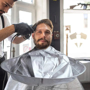 Creative DIY Aprons Hair Cutting Cloak Salon Barber Stylist Cape Cutting Cloak Hairdressing Barber Capes Cover Haircut Protecter 0 DailyAlertDeals Silver 70cm  