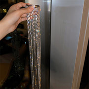 FYUAN Shine Full Rhinestone Hairpins for Women Bijoux Long Tassel Crystal 0 DailyAlertDeals   
