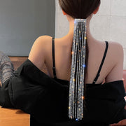 FYUAN Shine Full Rhinestone Hairpins for Women Bijoux Long Tassel Crystal 0 DailyAlertDeals   