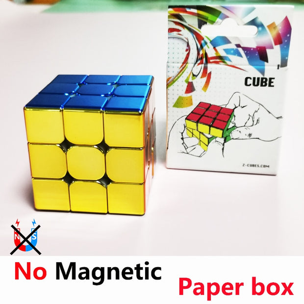 Cyclone Boys Plating 3x3x3 2x2 Magnetic Magic Cube 3x3 Professional Speed Puzzle 3×3 2×2 Children&#39;s Fidget Toy 3×3×3 Magnet Cubo 0 DailyAlertDeals No magnet Carton  