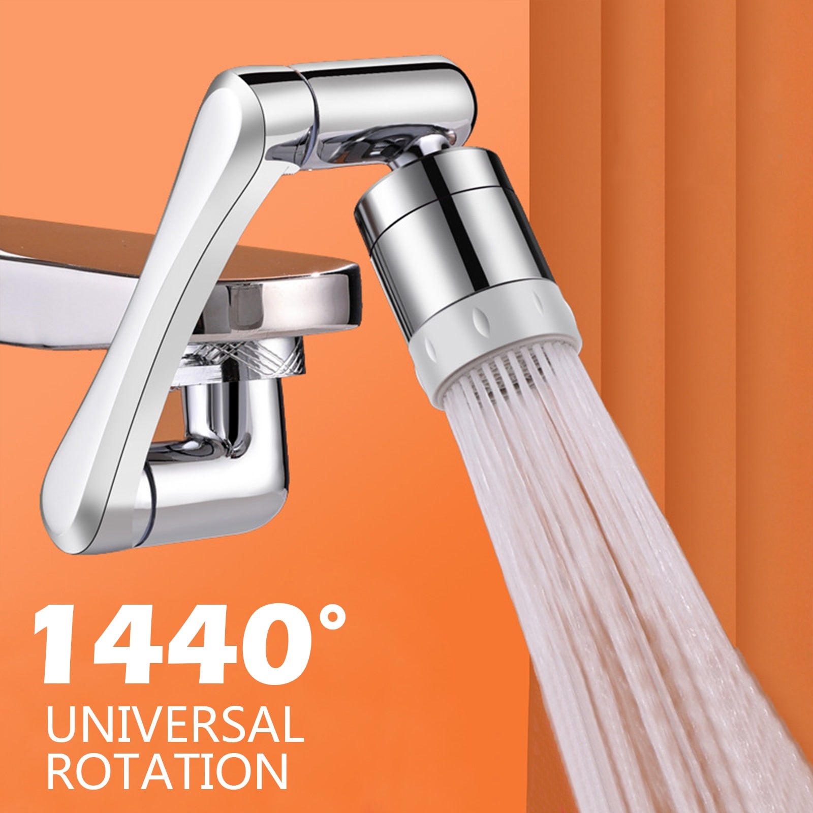 1440° Universal Rotation Faucet Sprayer Head For Extension Faucets Aerator Bubbler Nozzle Kitchen Tap Washbasin Robot Arm Brass Faucets for Kitchen DailyAlertDeals   