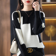 Causal O Neck Long Sleeve T Shirts Fashion Skinny Solid Color Patchwork Female Clothing Free Shipping Elegant Simple Wild Tops 0 DailyAlertDeals White S 