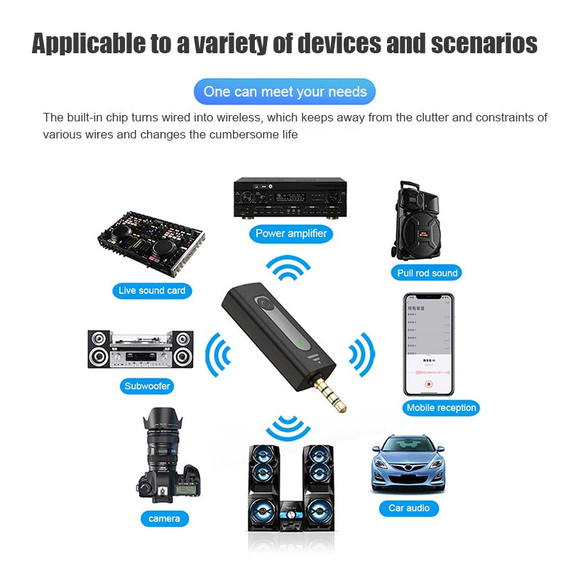 Wireless 3.5mm Lavalier Lapel Microphone Omnidirectional Condenser Mic for Camera Speaker Smartphone,Recording Mic for Youtube Microphones DailyAlertDeals   
