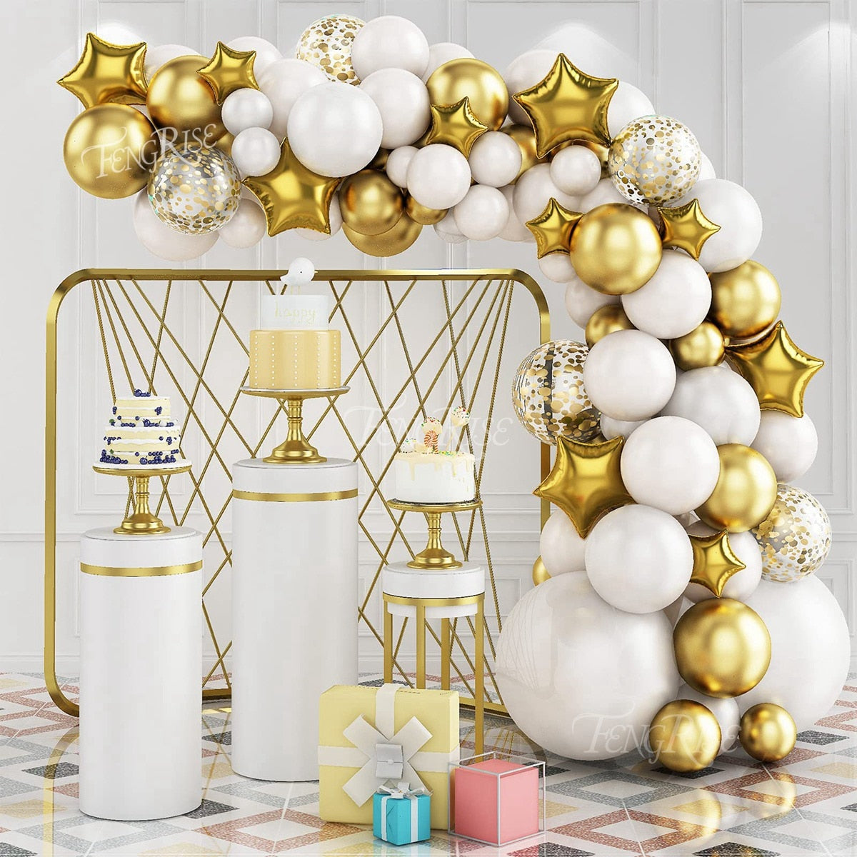 Pink Balloon Garland Arch Kit Birthday Party Decorations Kids Birthday Foil White Gold Balloon Wedding Decor Baby Shower Globos Balloons Set for Birthday Parties DailyAlertDeals   