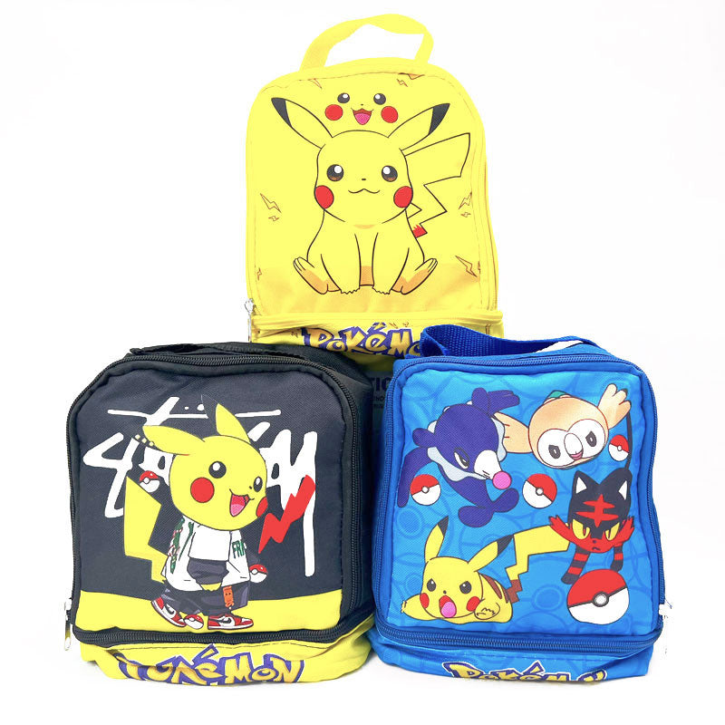 144Pcs/Set Pokemon Anime Figure with Storage Bag Kawaii Pikachu Action Figures Pokeball Dolls for Children Toys Gifts Pokemon Action Figures DailyAlertDeals   