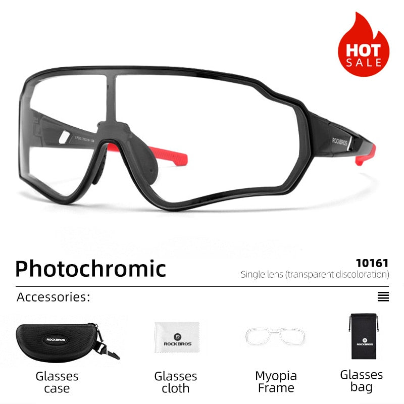 ROCKBROS Photochromic Cycling Glasses Bike Bicycle Glasses Sports Men&#39;s Sunglasses MTB Road Cycling Eyewear Protection Goggles 0 DailyAlertDeals 10161 China 