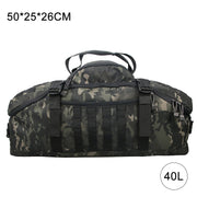 40L 60L 80L Waterproof Travel Bags Large Capacity Luggage Bags Men Duffel Bag Travel Tote Weekend Bag Military Duffel Bag 0 DailyAlertDeals 40L Black Camo China 