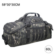 40L 60L 80L Waterproof Travel Bags Large Capacity Luggage Bags Men Duffel Bag Travel Tote Weekend Bag Military Duffel Bag 0 DailyAlertDeals 60L Black Camo China 