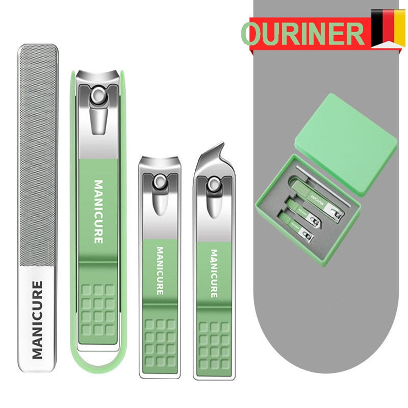 Branded Nail Clipper Set Manicure & Pedicure Tools For Men & Women Travel Nail Care Set Nail Clippers DailyAlertDeals   