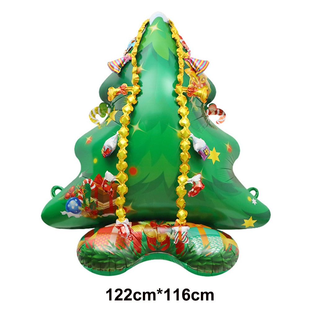 1pc Jumbo Gingerbread Man Foil Balloons Christmas Balloon Xmas Helium Foil Balloon Christmas Party Supplies New Year Decoration Balloons DailyAlertDeals Orange As pitures show 